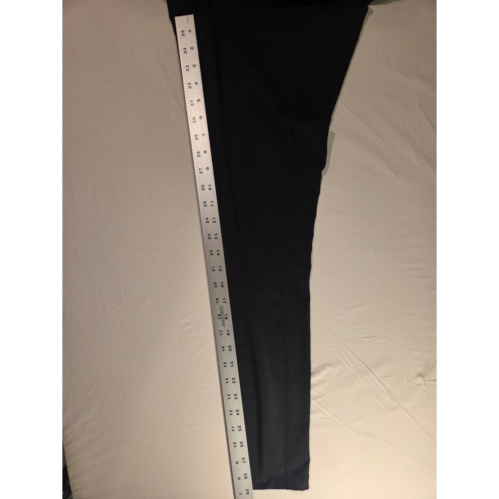 Eddie Bauer‎ Women's Fleece Lined Legging Size L High Waist Black Pockets - Picture 9 of 9